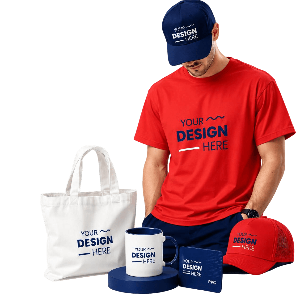Collection de vêtements et accessoires personnalisés Imprimeo